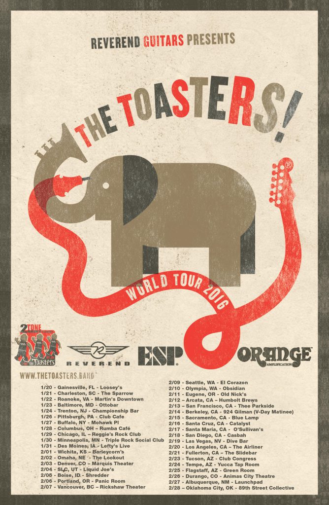 the toasters tour dates